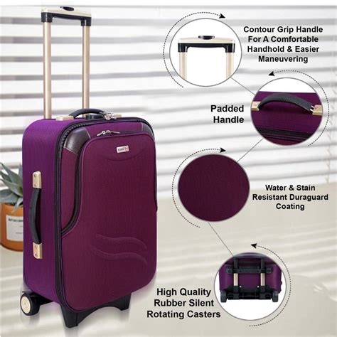 KLASSY COLLECTION 2 Wheel Luggage Trolley Bag For Travelling At Rs 750