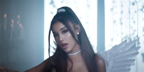 Ariana Grande Wears Lingerie in “Don’t Call Me Angel” Music Video