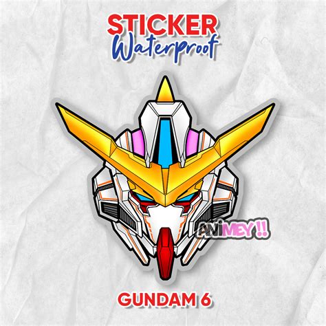 Jual Stiker Gundam Sticker Anime Waterproof Shopee Indonesia