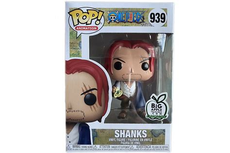 Funko Pop Animation One Piece Shanks Big Apple Collectibles Exclusive Figure 939 Fw21 Cn