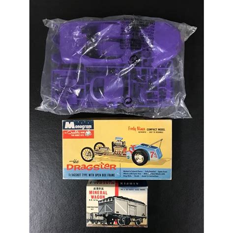 vintage monogram model kit lot