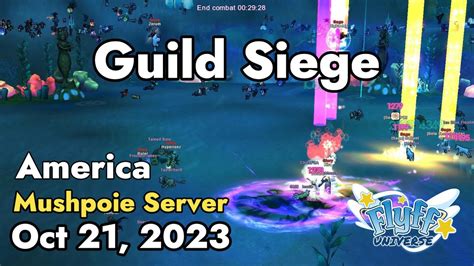 Guild Siege Mushpoie Server October Flyff Universe Youtube