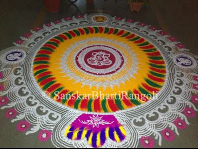 Ganesh Chaturthi Rangoli Designs - Sanskar Bharti Rangoli