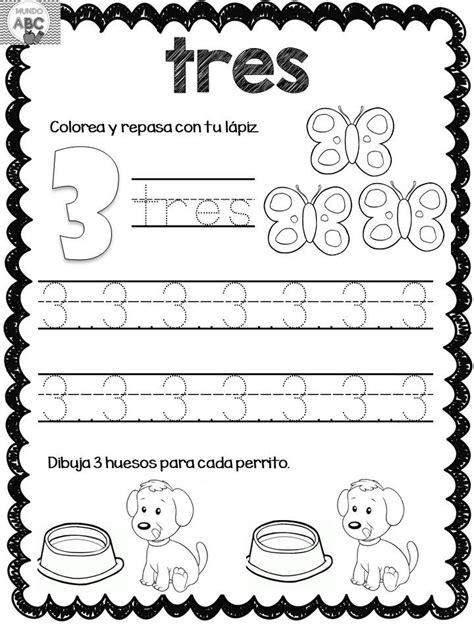 Excelente Material Para Trabajar El Conteo Y Trazo De Números Para Preescolar Y Primer Ciclo De