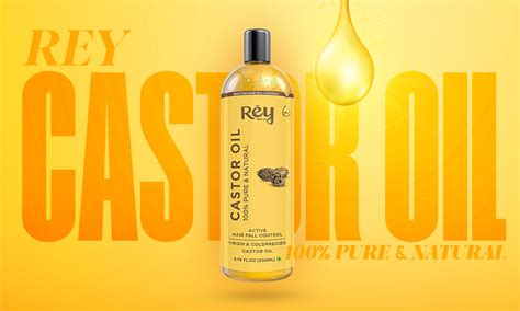 Buy Rey Naturals Castor Oil For Skin Care Hair Growth Premium Cold