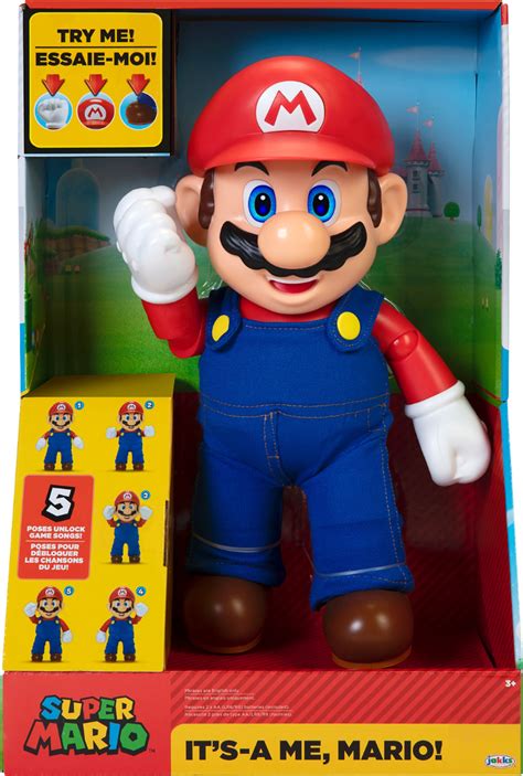 Jakks Pacific Super Mario Its A Me 12 Motion Activated Figure With