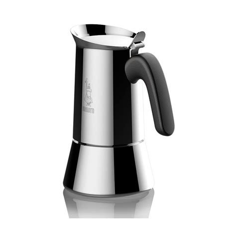 Bialetti Cafeteira Italiana 4 Xicaras Inox Venus Fogão de Indução Moka