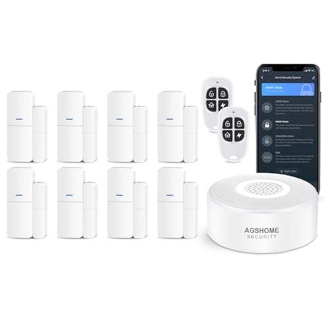 Agshome Alarmanlage 11 Stück Wlan Smart Alarm System Mit