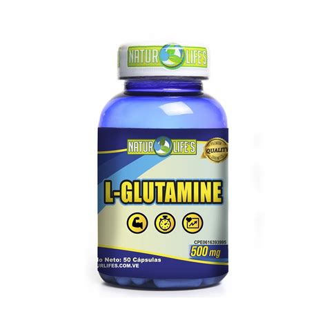 L Glutamina 500 Mg X 50 Cápsulas Farma Prime