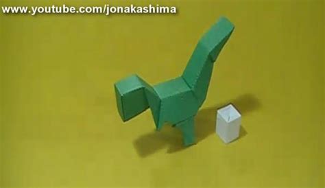 Origame Origami Block T Rex V2 Jo Nakashima Video Tutorial