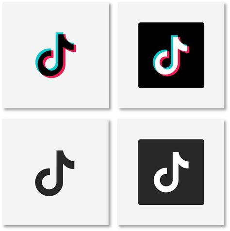 Premium Vector Free Vector Tiktok Flat Icon Tiktok Logo