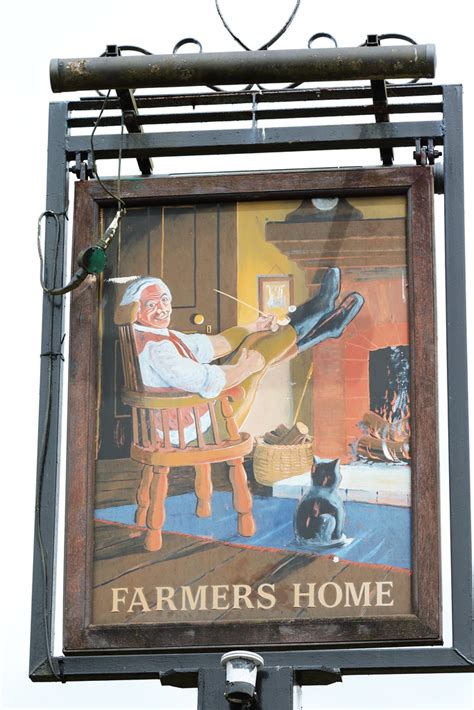 The Farmers Home Pub Sign Durley Hampshire UK David Seall Flickr