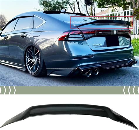 Amazon For Honda Accord Gloss Black Rs Style Highkick Trunk