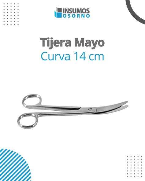 Tijera Mayo Curva 14 Cm Insumos Osorno