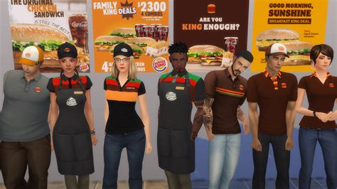 Mod The Sims Burger King Uniform Cap