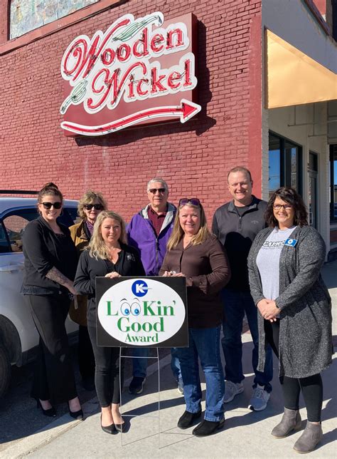 Wooden Nickel Presented With Kirksville Area Chamber Of Commerces