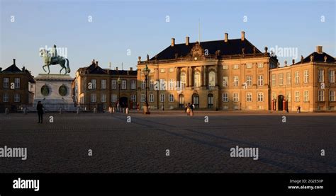 Copenhagen Denmark Amalienborg Slotsplads The Queens Winter