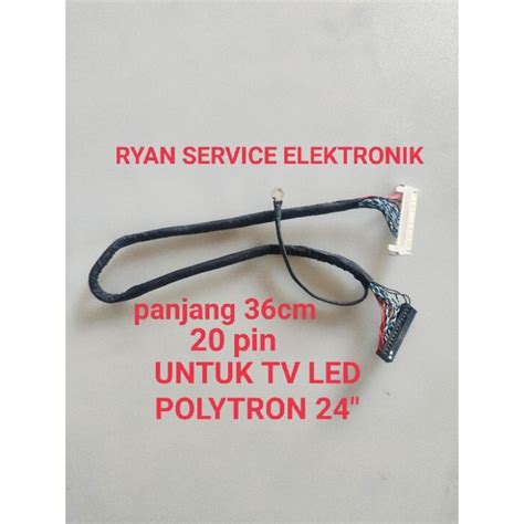 Jual Kabel Fleksibel Lvds Tv Led Polytron Inch Shopee Indonesia