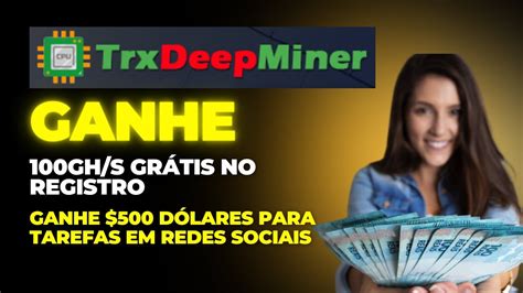 Trx Deep Miner Cloud Mining Company Daily Mineradora De Trx