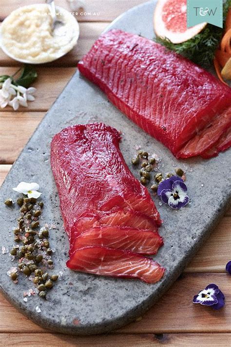 Dish Of The Day Beetroot Salmon Gravlax By Jono Fleming Recipe On