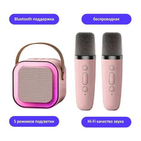 Беспроводная колонка TondaShop Колонка с микрофонами - купить по ...
