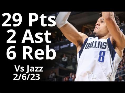 Josh Green 29 Pts 6 Reb 2 Ast Vs Jazz Highlights YouTube