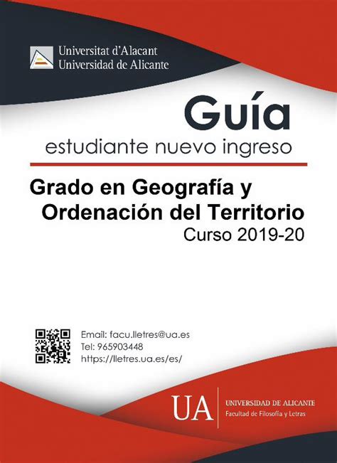 PDF Curso 2019 20 lletres ua es El Grado en Geografía y