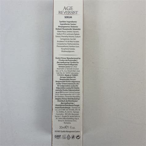 Dr C Tuna Age Reversist Serum Ml Fl Oz Authentic Farmasi For Sale