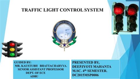 Traffic Light Control System Project Ppt