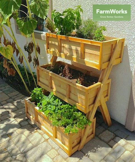 Tiered Planter Box | Vegetable planter boxes, Tiered planter, Planter boxes