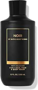 Bath Body Works Noir In Hair Face Body Wash For Men Ml