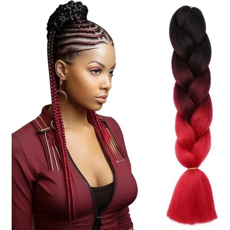 Ombre 4 Tons Tressage Extension De Cheveux Jumbo Braids Hair Extensions