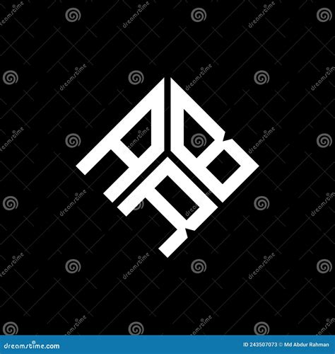 Abr Letter Logo Design On Black Background Abr Creative Initials