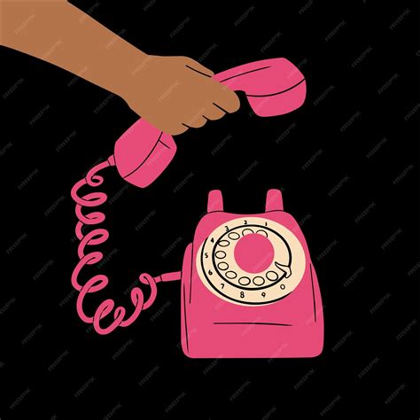 Cartoon Telephone Receiver