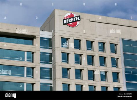 A Logo Sign Outside Of A Facility Occupied By The Bechtel Corporation