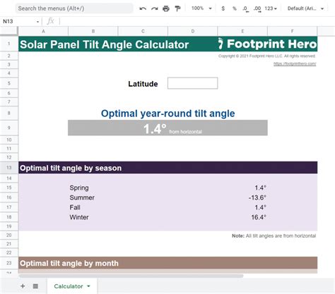 Solar Panel Tilt Angle Calculator Footprint Hero