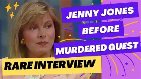 Jenny Jones First Talk Show Interview 1993 Youtube