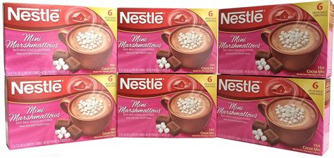 Nestle Mini Marshmallows Hot Cocoa Mix 4 27 Ounce Pack Of 6 Amazon Co Uk Grocery