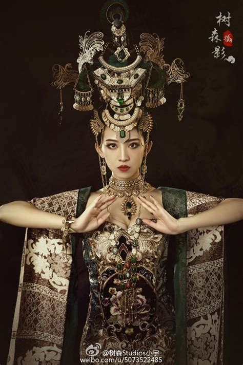 Traditional China Girls Asiatische Schönheit Orientalischer Stil