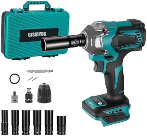 21V MAX Brushless Cordless Impact Wrench Car Repair Wheel Nut Gun