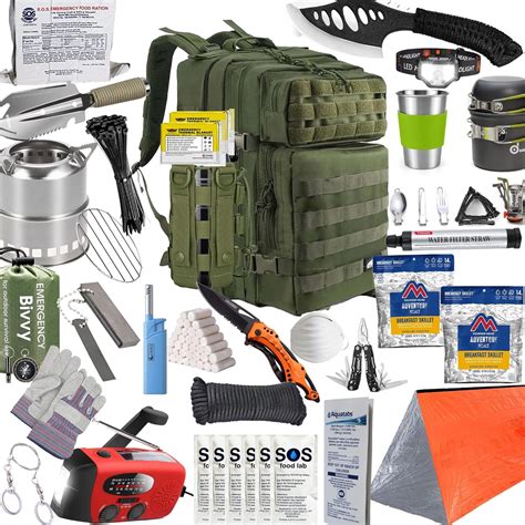 72 Hour Survival Backpack Kit Bug Out Bag Survival Kits Go Bag Emergency