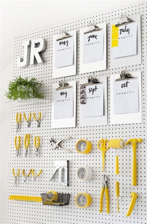 20 Creative Ways To Use Pegboard In Every Room Make It And Love It Peg Board Pegboard