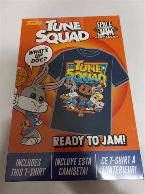 Funko Space Jam A New Legacy Tune Squad Exclusive T Shirt Large Lebron