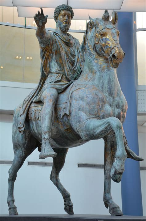 Equestrian Statue Of Marcus Aurelius Illustration World History