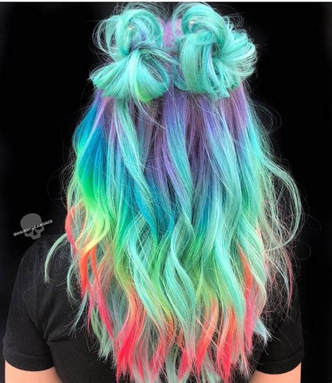 Hair Inspo Do You Like It Hair Styles Rainbow Hair Color Hair