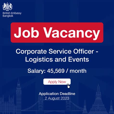 Uk In Thailand 🇬🇧 On Twitter 🇬🇧📢 The British Embassy Bangkok Currently Has A Vacancy For