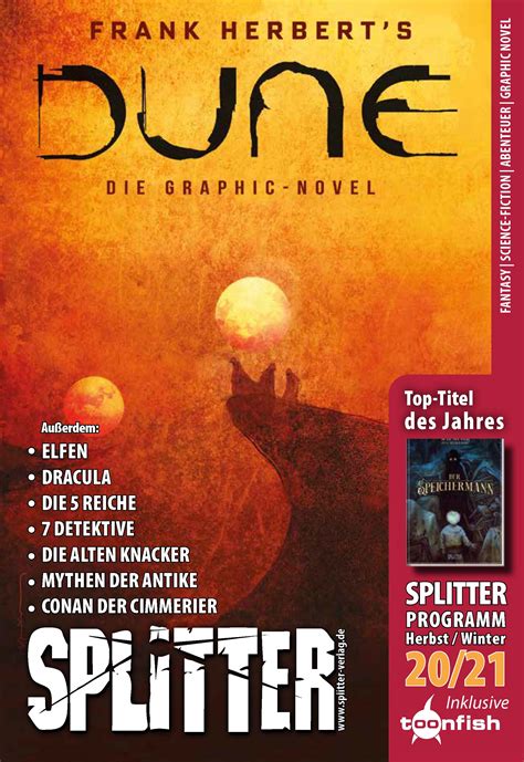 Splitter Verlag Comics Und Graphic Novels Splitter Katalog Herbst