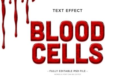 Premium Psd Blood Text Effect