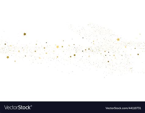 Light Gold Glitter Confetti Texture Royalty Free Vector