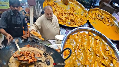 Fried Fish And Grilled Fish Street Food Spicy Masala Fish Fry Street